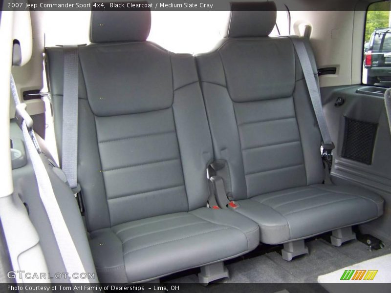 Black Clearcoat / Medium Slate Gray 2007 Jeep Commander Sport 4x4