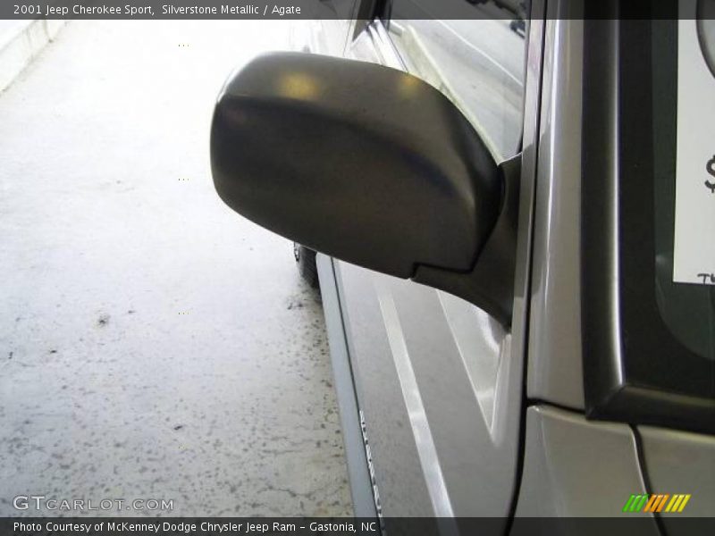 Silverstone Metallic / Agate 2001 Jeep Cherokee Sport