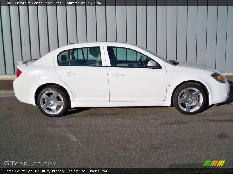 Summit White / Gray 2008 Chevrolet Cobalt Sport Sedan