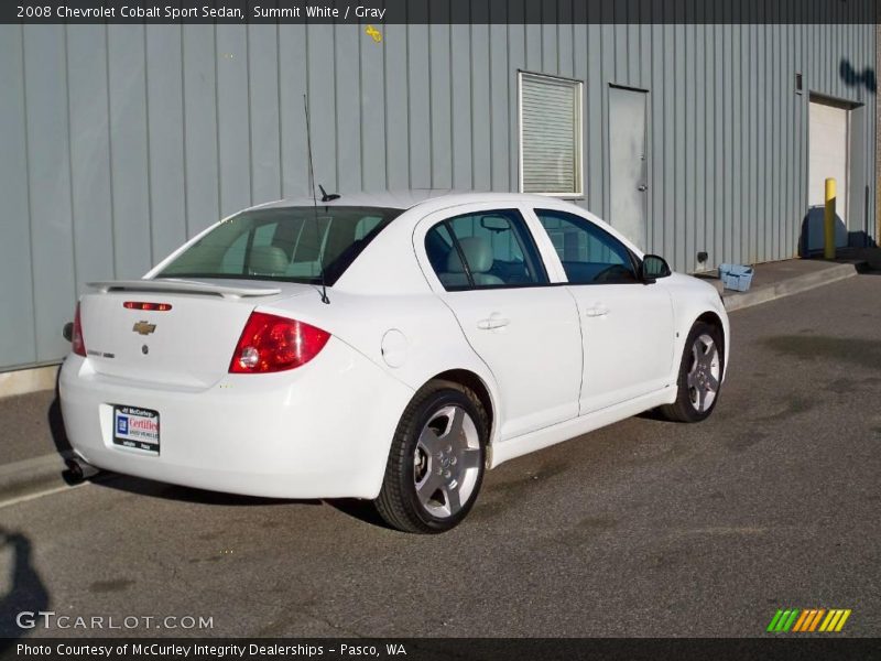 Summit White / Gray 2008 Chevrolet Cobalt Sport Sedan