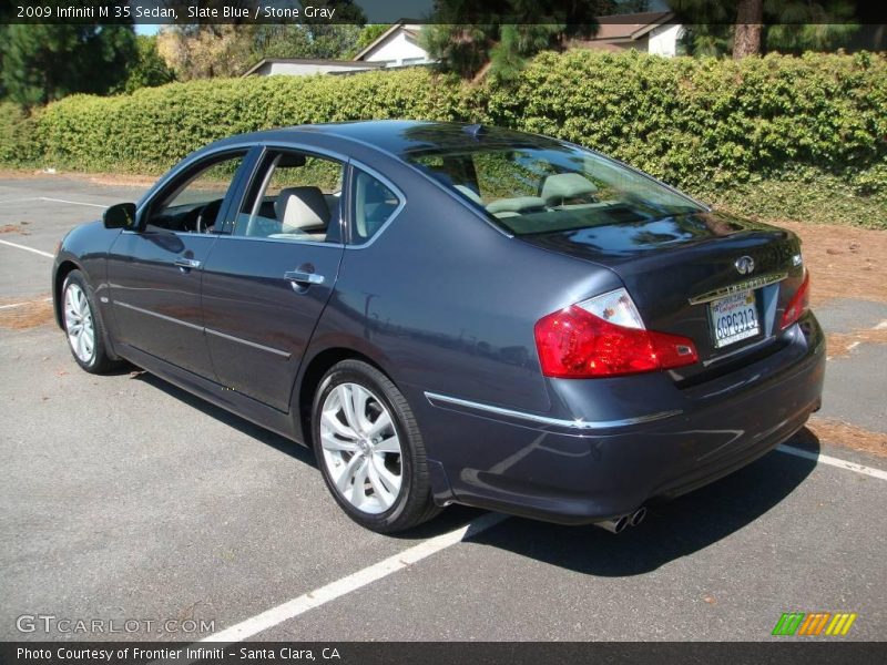 Slate Blue / Stone Gray 2009 Infiniti M 35 Sedan