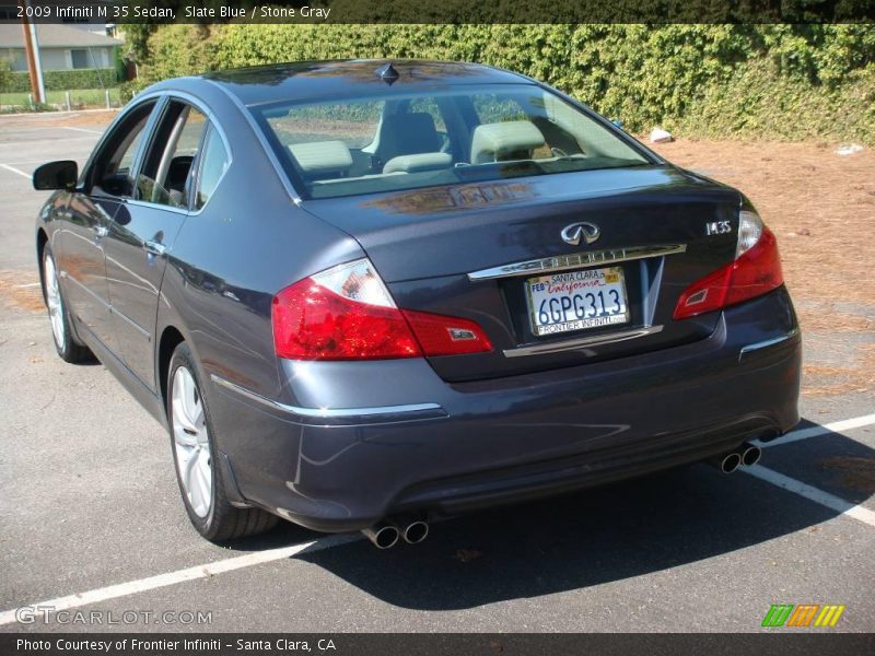 Slate Blue / Stone Gray 2009 Infiniti M 35 Sedan