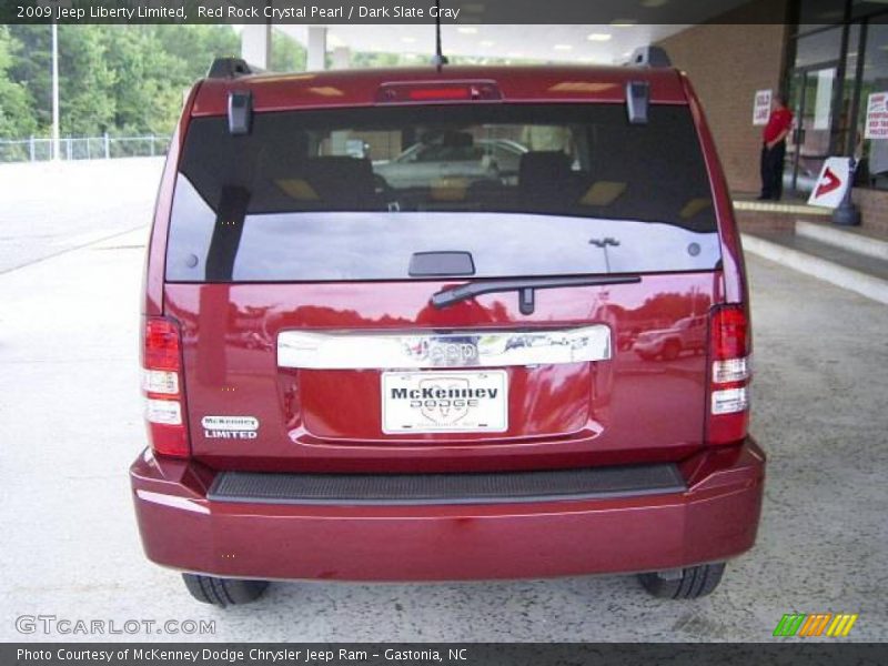 Red Rock Crystal Pearl / Dark Slate Gray 2009 Jeep Liberty Limited