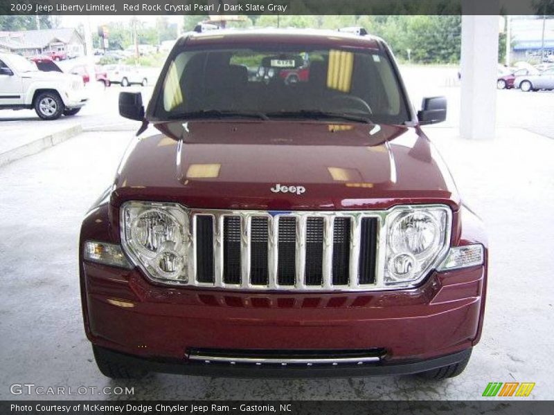 Red Rock Crystal Pearl / Dark Slate Gray 2009 Jeep Liberty Limited