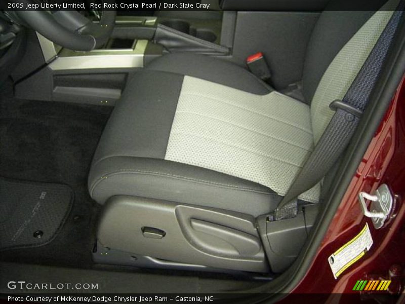 Red Rock Crystal Pearl / Dark Slate Gray 2009 Jeep Liberty Limited