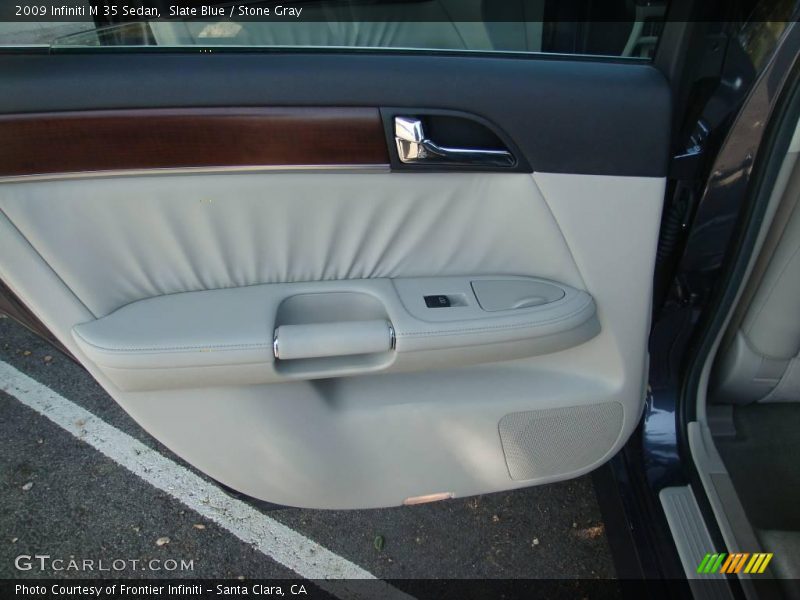 Slate Blue / Stone Gray 2009 Infiniti M 35 Sedan