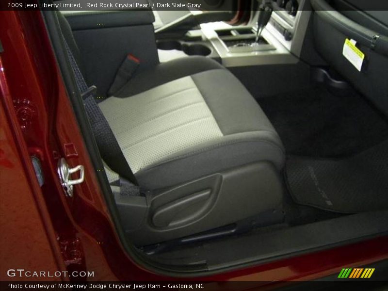 Red Rock Crystal Pearl / Dark Slate Gray 2009 Jeep Liberty Limited