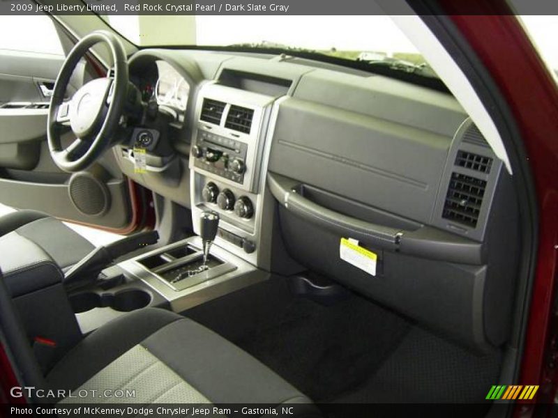 Red Rock Crystal Pearl / Dark Slate Gray 2009 Jeep Liberty Limited