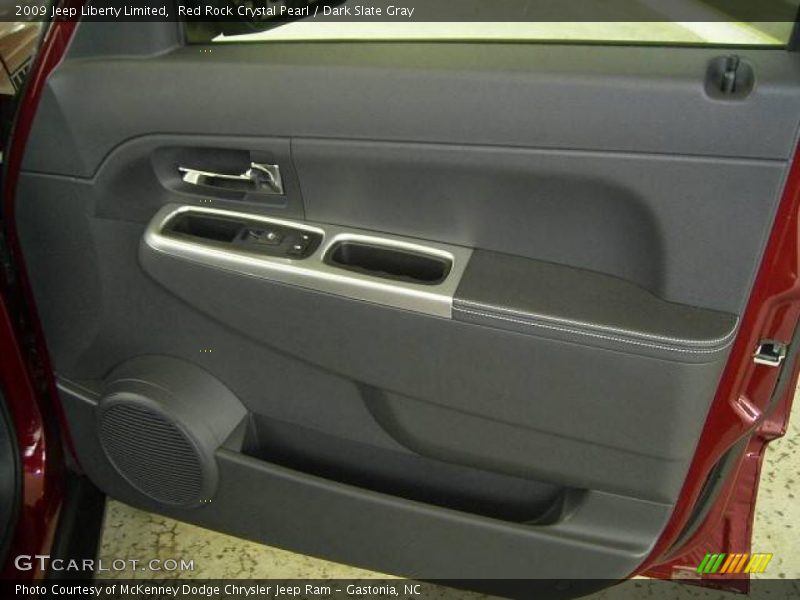 Red Rock Crystal Pearl / Dark Slate Gray 2009 Jeep Liberty Limited