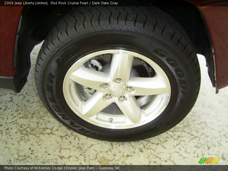 Red Rock Crystal Pearl / Dark Slate Gray 2009 Jeep Liberty Limited