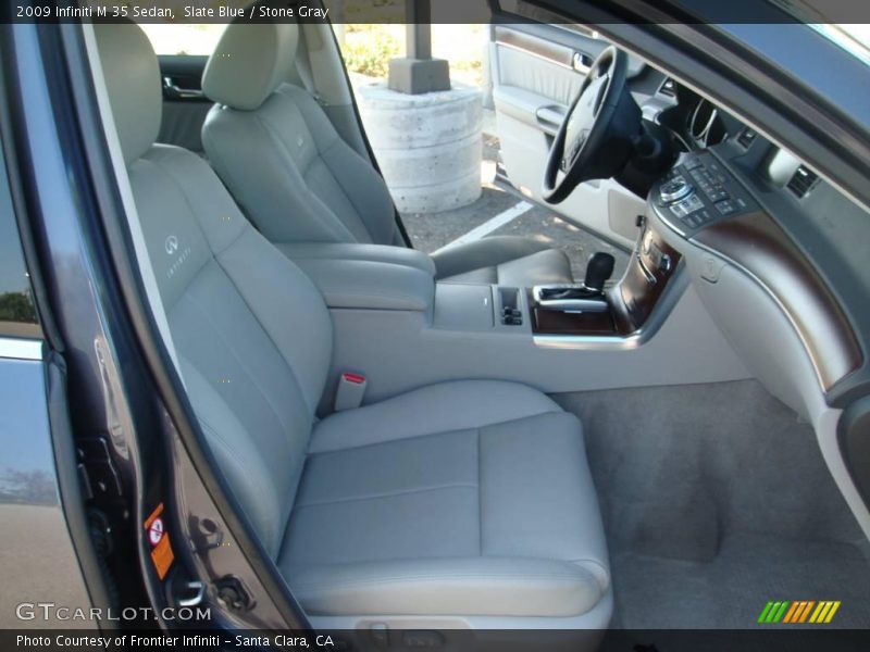 Slate Blue / Stone Gray 2009 Infiniti M 35 Sedan