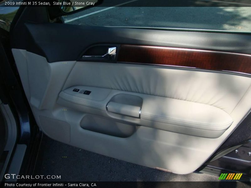 Slate Blue / Stone Gray 2009 Infiniti M 35 Sedan