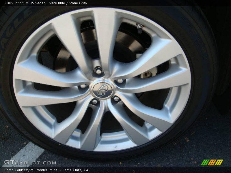 Slate Blue / Stone Gray 2009 Infiniti M 35 Sedan