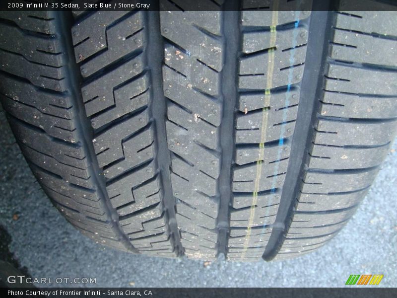 Slate Blue / Stone Gray 2009 Infiniti M 35 Sedan