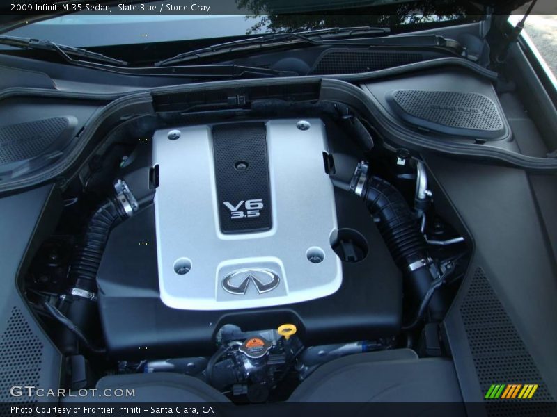 Slate Blue / Stone Gray 2009 Infiniti M 35 Sedan
