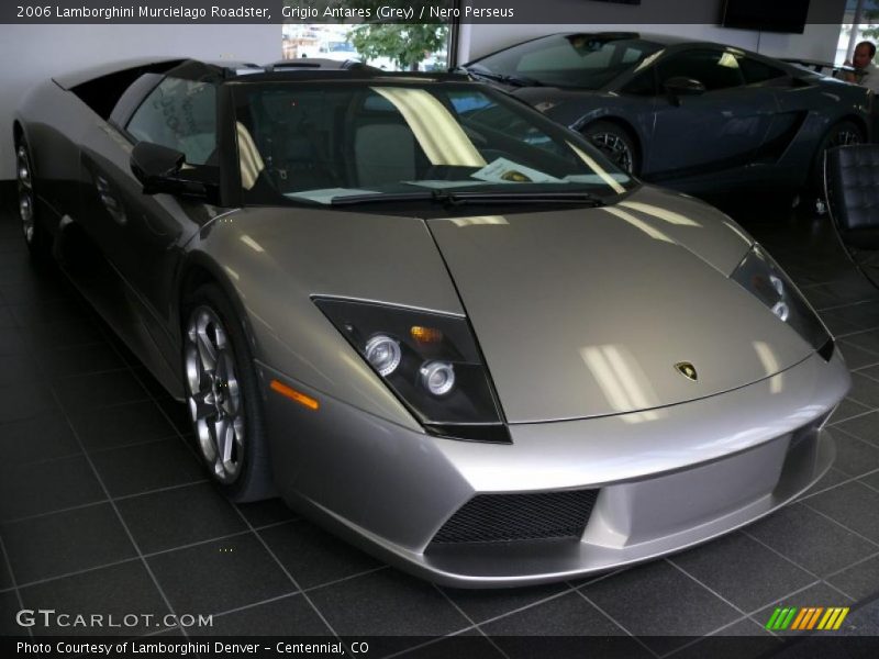 Grigio Antares (Grey) / Nero Perseus 2006 Lamborghini Murcielago Roadster