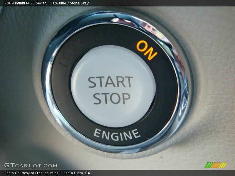 Slate Blue / Stone Gray 2009 Infiniti M 35 Sedan