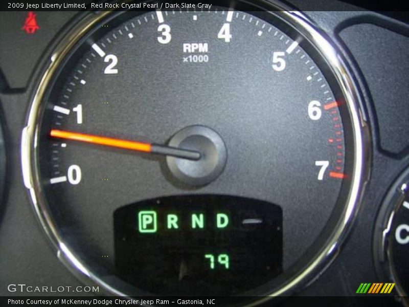Red Rock Crystal Pearl / Dark Slate Gray 2009 Jeep Liberty Limited