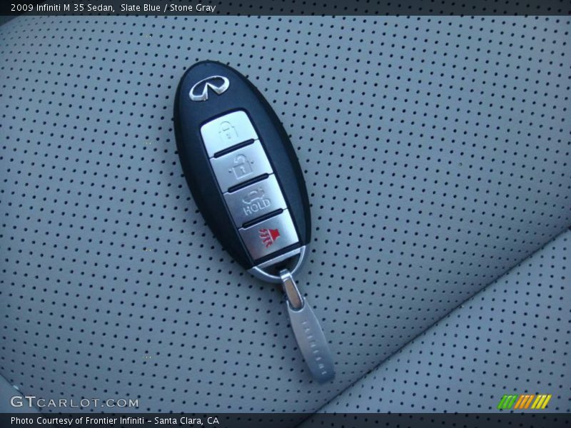 Slate Blue / Stone Gray 2009 Infiniti M 35 Sedan