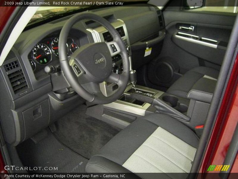 Red Rock Crystal Pearl / Dark Slate Gray 2009 Jeep Liberty Limited