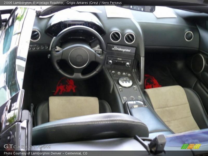 Grigio Antares (Grey) / Nero Perseus 2006 Lamborghini Murcielago Roadster
