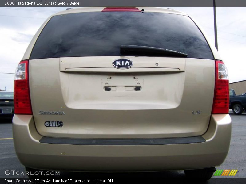 Sunset Gold / Beige 2006 Kia Sedona LX