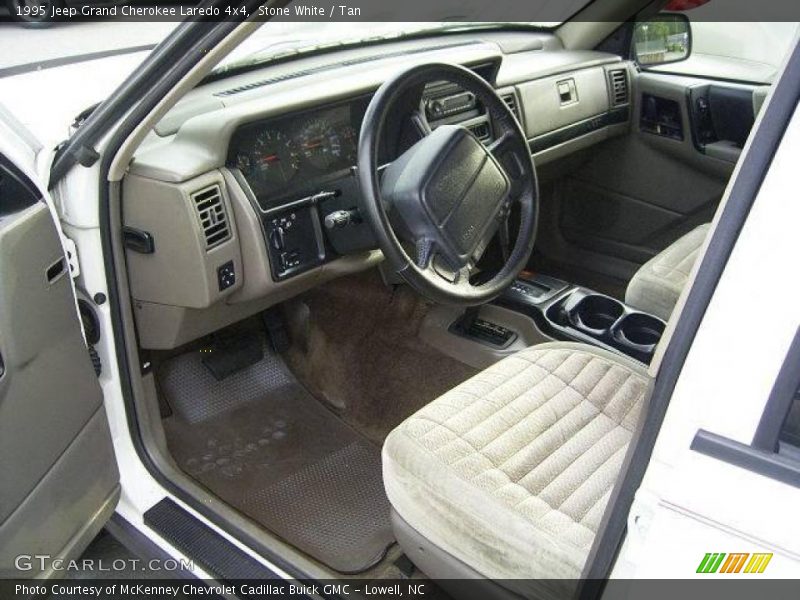 Stone White / Tan 1995 Jeep Grand Cherokee Laredo 4x4