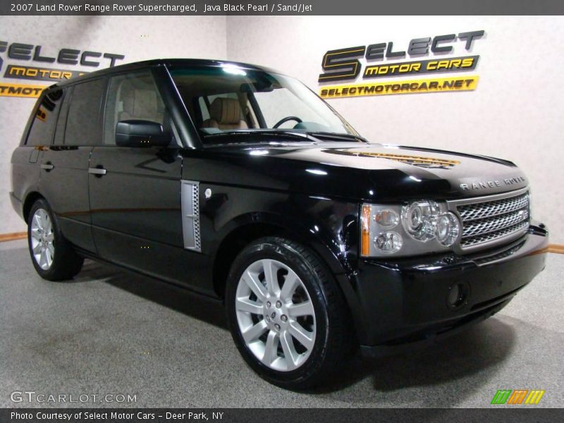 Java Black Pearl / Sand/Jet 2007 Land Rover Range Rover Supercharged