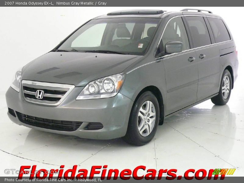Nimbus Gray Metallic / Gray 2007 Honda Odyssey EX-L