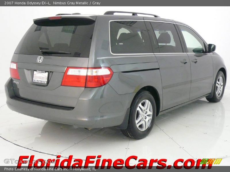 Nimbus Gray Metallic / Gray 2007 Honda Odyssey EX-L