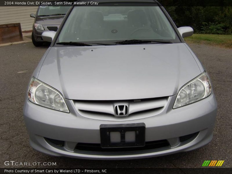 Satin Silver Metallic / Gray 2004 Honda Civic EX Sedan