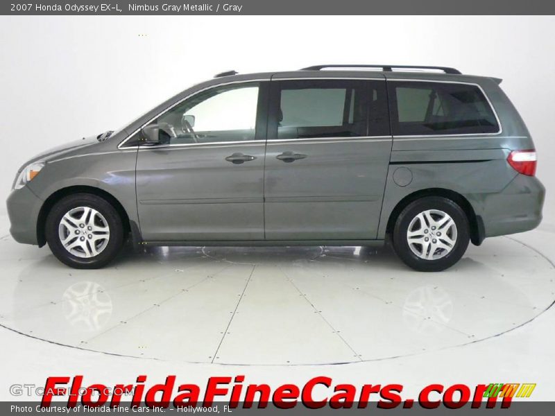 Nimbus Gray Metallic / Gray 2007 Honda Odyssey EX-L