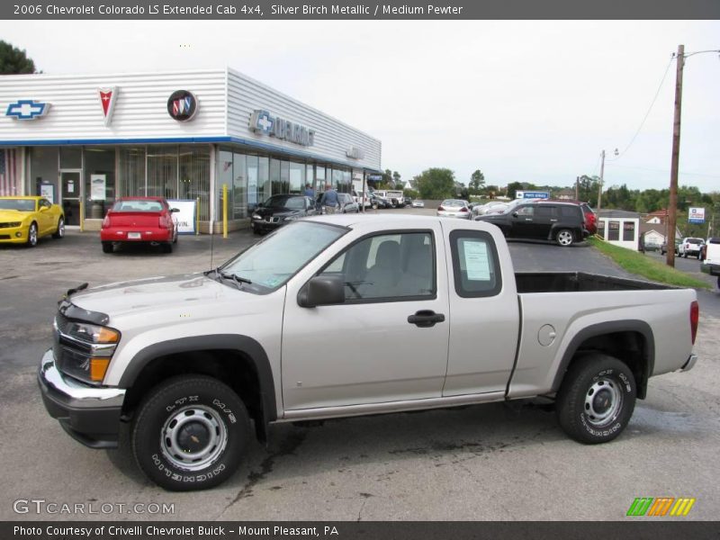 Silver Birch Metallic / Medium Pewter 2006 Chevrolet Colorado LS Extended Cab 4x4