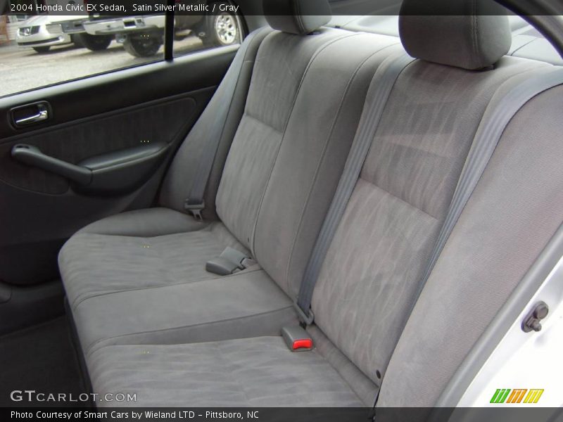Satin Silver Metallic / Gray 2004 Honda Civic EX Sedan
