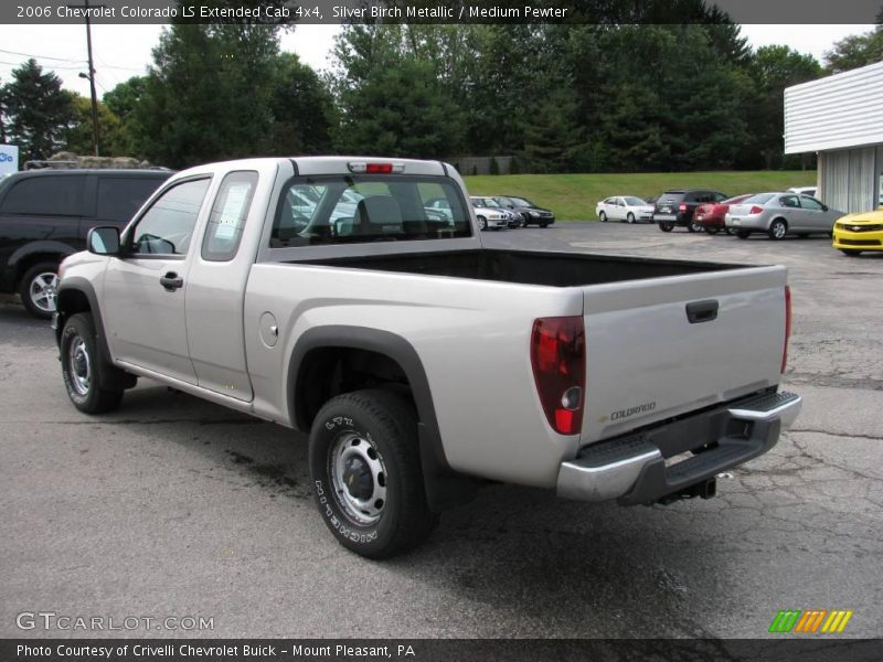 Silver Birch Metallic / Medium Pewter 2006 Chevrolet Colorado LS Extended Cab 4x4