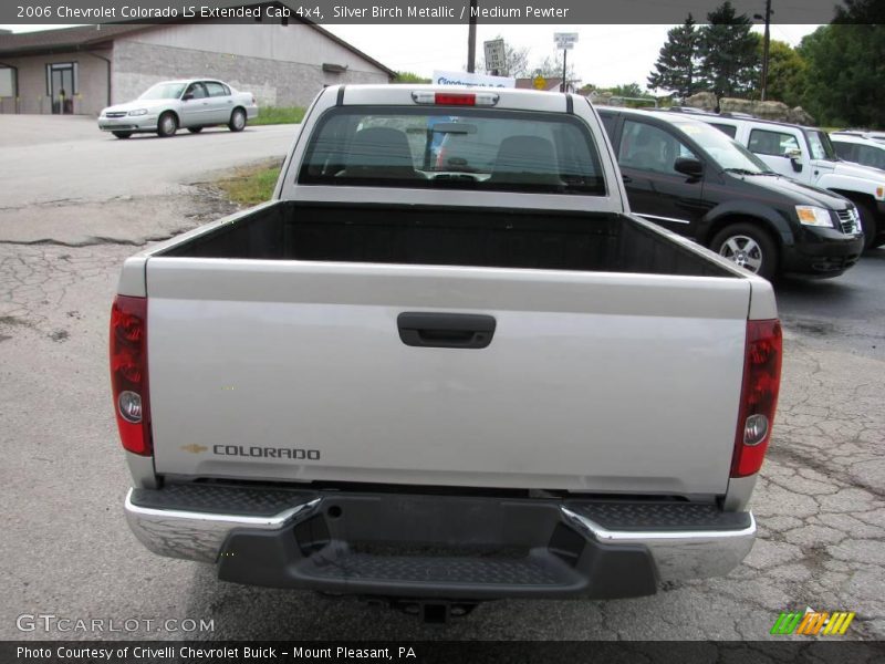 Silver Birch Metallic / Medium Pewter 2006 Chevrolet Colorado LS Extended Cab 4x4