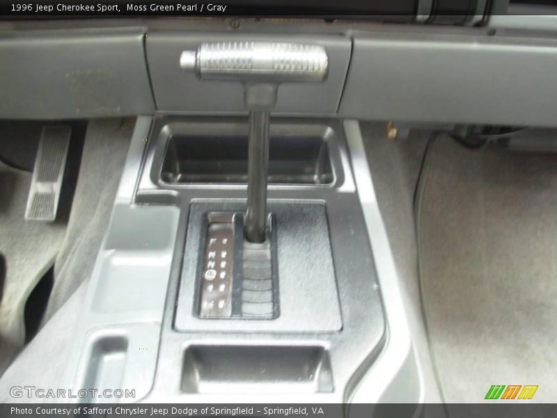 Moss Green Pearl / Gray 1996 Jeep Cherokee Sport