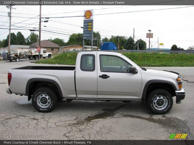 Silver Birch Metallic / Medium Pewter 2006 Chevrolet Colorado LS Extended Cab 4x4