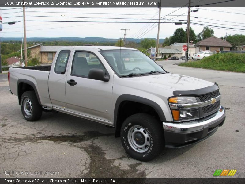 Silver Birch Metallic / Medium Pewter 2006 Chevrolet Colorado LS Extended Cab 4x4