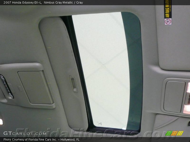 Nimbus Gray Metallic / Gray 2007 Honda Odyssey EX-L