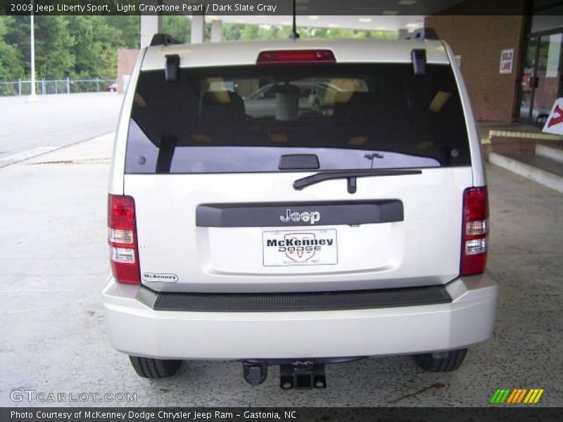 Light Graystone Pearl / Dark Slate Gray 2009 Jeep Liberty Sport