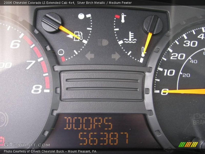 Silver Birch Metallic / Medium Pewter 2006 Chevrolet Colorado LS Extended Cab 4x4