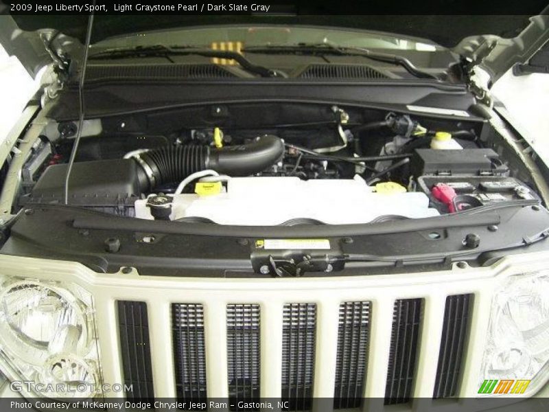 Light Graystone Pearl / Dark Slate Gray 2009 Jeep Liberty Sport