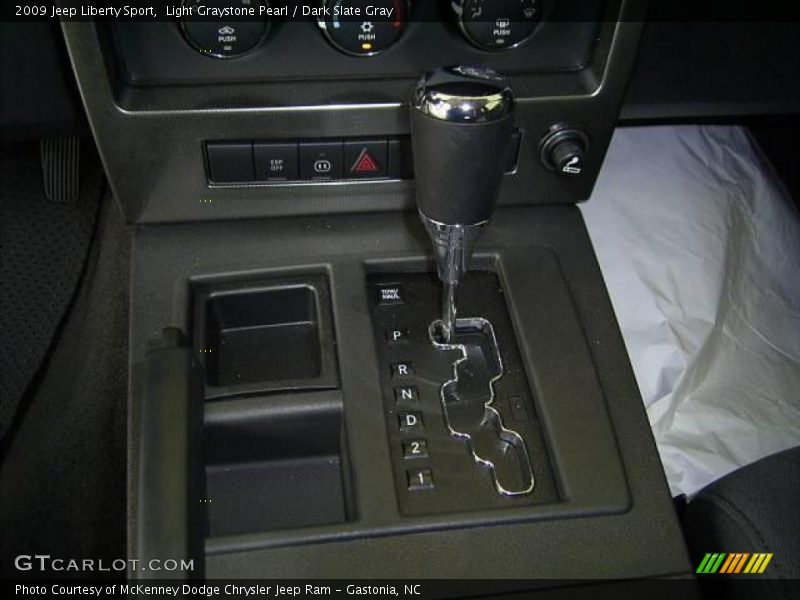 Light Graystone Pearl / Dark Slate Gray 2009 Jeep Liberty Sport