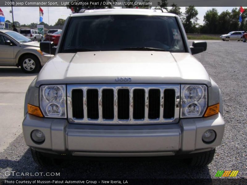 Light Graystone Pearl / Dark Khaki/Light Graystone 2008 Jeep Commander Sport