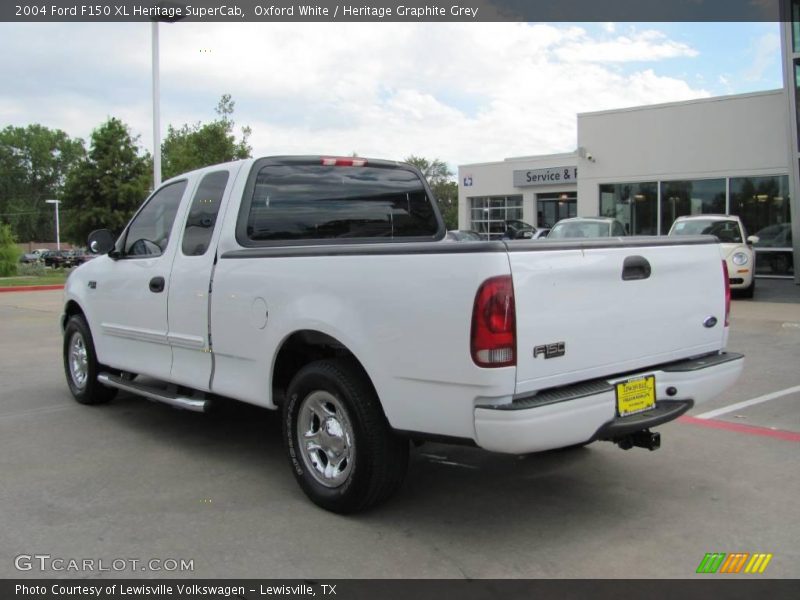 Oxford White / Heritage Graphite Grey 2004 Ford F150 XL Heritage SuperCab