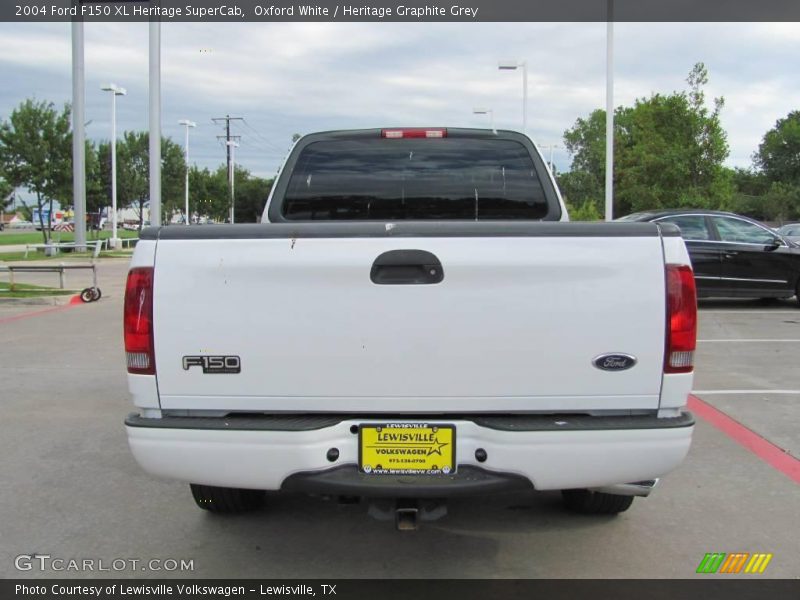 Oxford White / Heritage Graphite Grey 2004 Ford F150 XL Heritage SuperCab