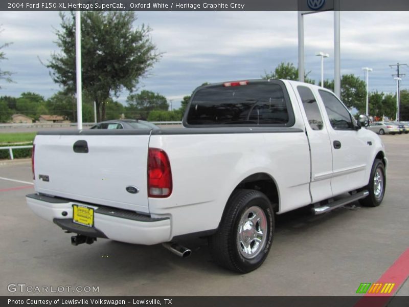 Oxford White / Heritage Graphite Grey 2004 Ford F150 XL Heritage SuperCab