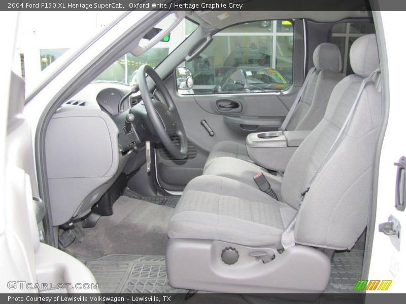 Oxford White / Heritage Graphite Grey 2004 Ford F150 XL Heritage SuperCab