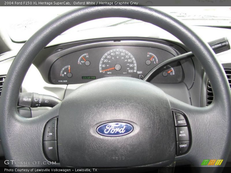 Oxford White / Heritage Graphite Grey 2004 Ford F150 XL Heritage SuperCab